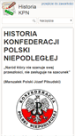 Mobile Screenshot of historia.kpn-1979.pl